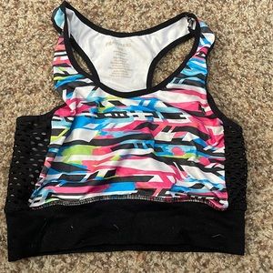 Feathers S/M sports bra